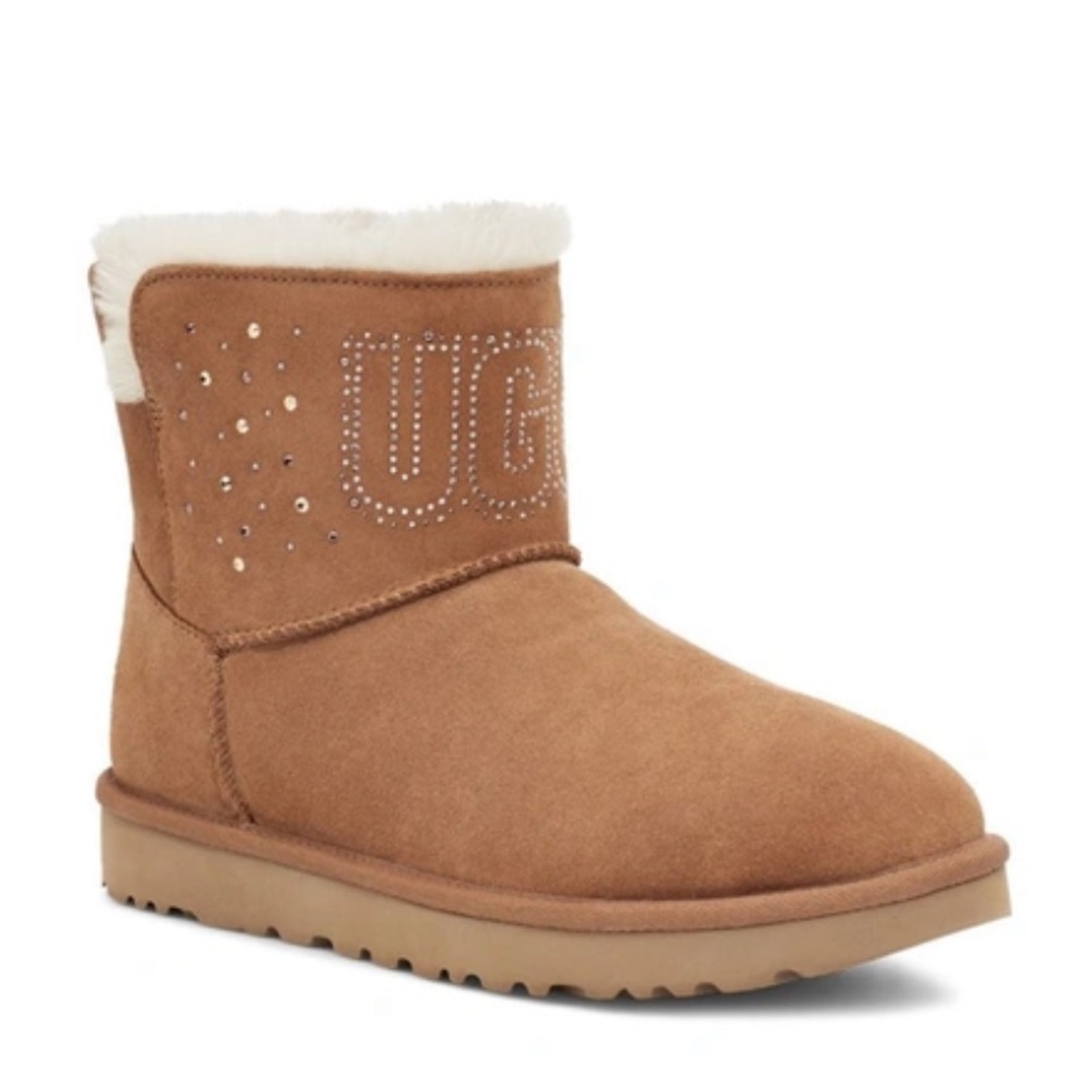 UGG W CLASSIC GEM MINI BOOT